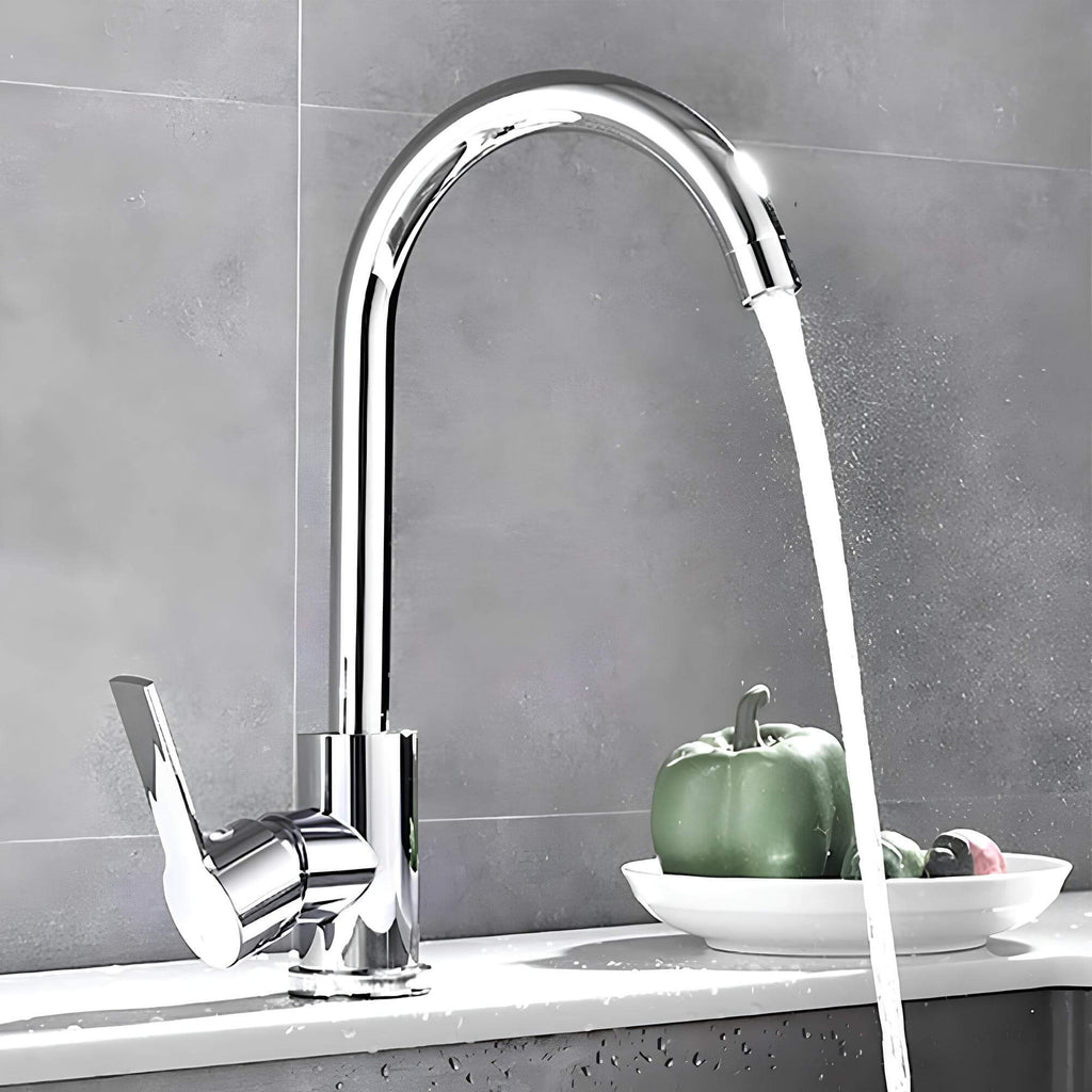 Robinet mitigeur évier bec orientable