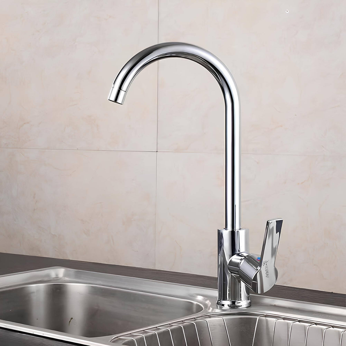 Robinet mitigeur évier bec orientable
