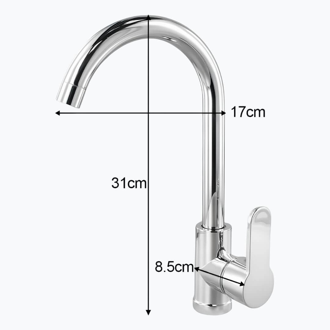 Robinet mitigeur évier bec orientable