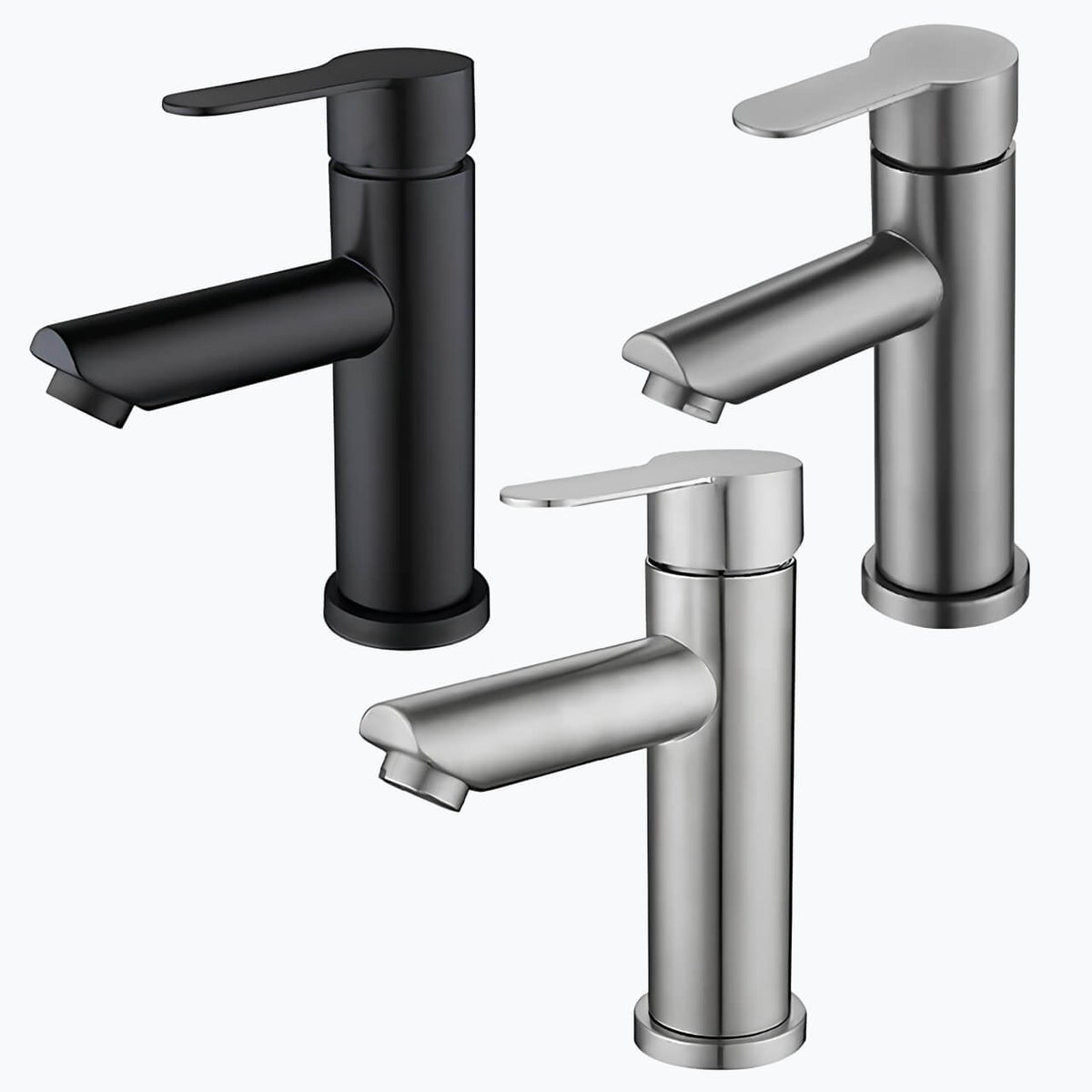Robinet mitigeur inox monocommande cuisine et salle de bain