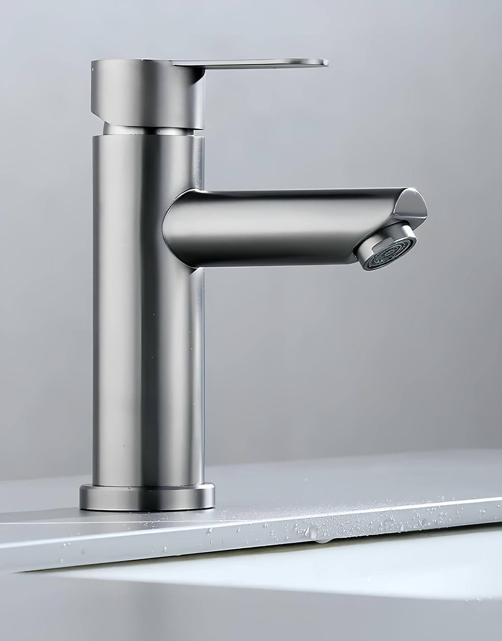 Robinet mitigeur inox monocommande cuisine et salle de bain