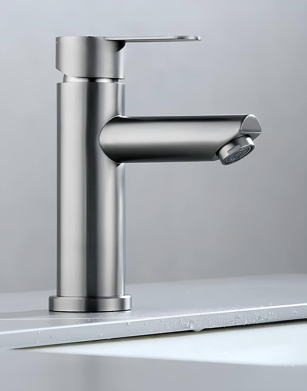 Robinet mitigeur inox monocommande cuisine et salle de bain