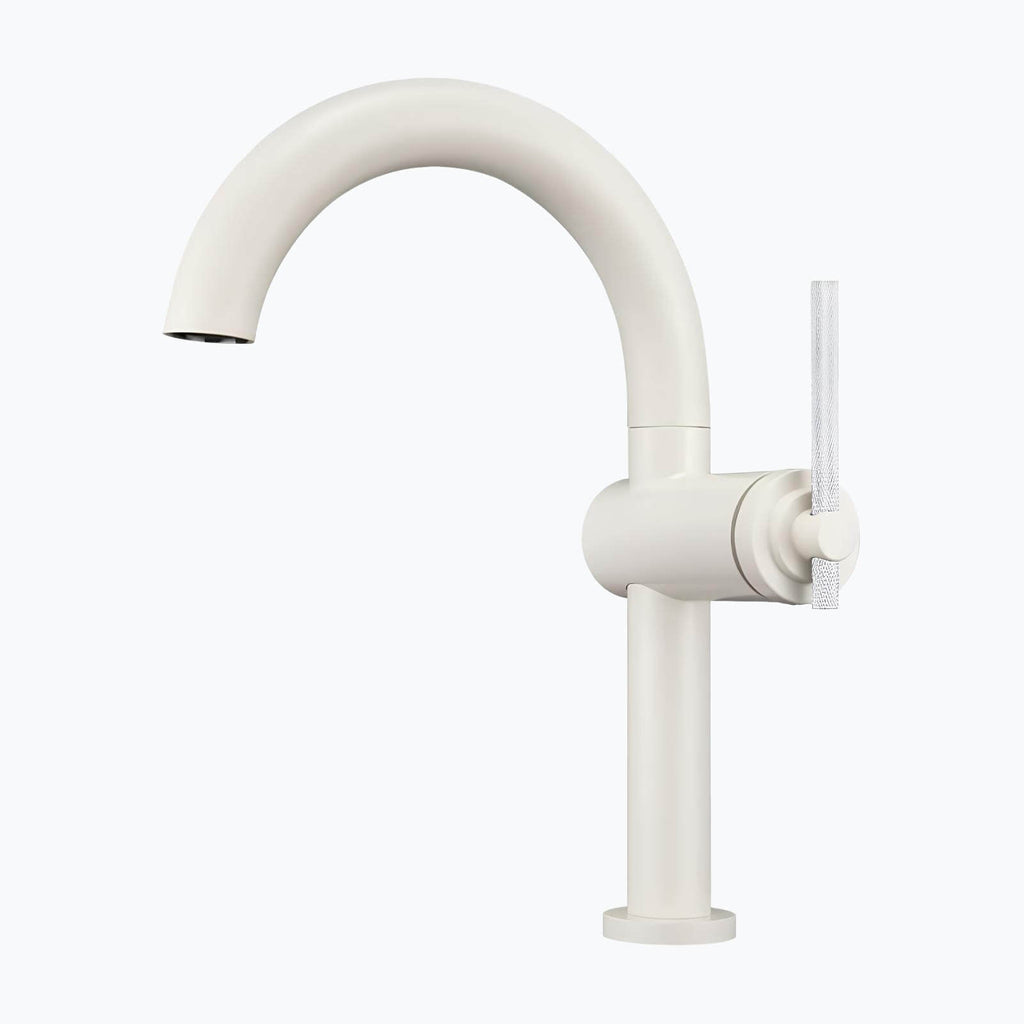 Robinet mitigeur laiton bec rotatif 360° brossé