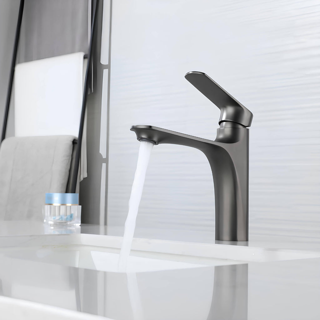 Robinet mitigeur lavabo design contemporain