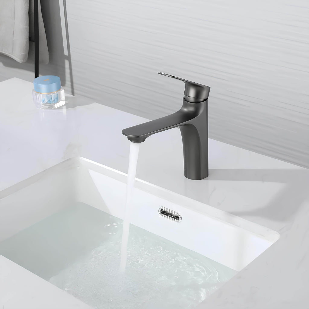 Robinet mitigeur lavabo design contemporain