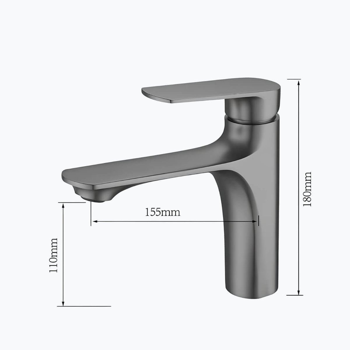 Robinet mitigeur lavabo design contemporain