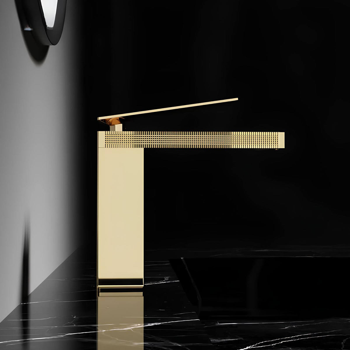 Robinet mitigeur lavabo laiton design épuré