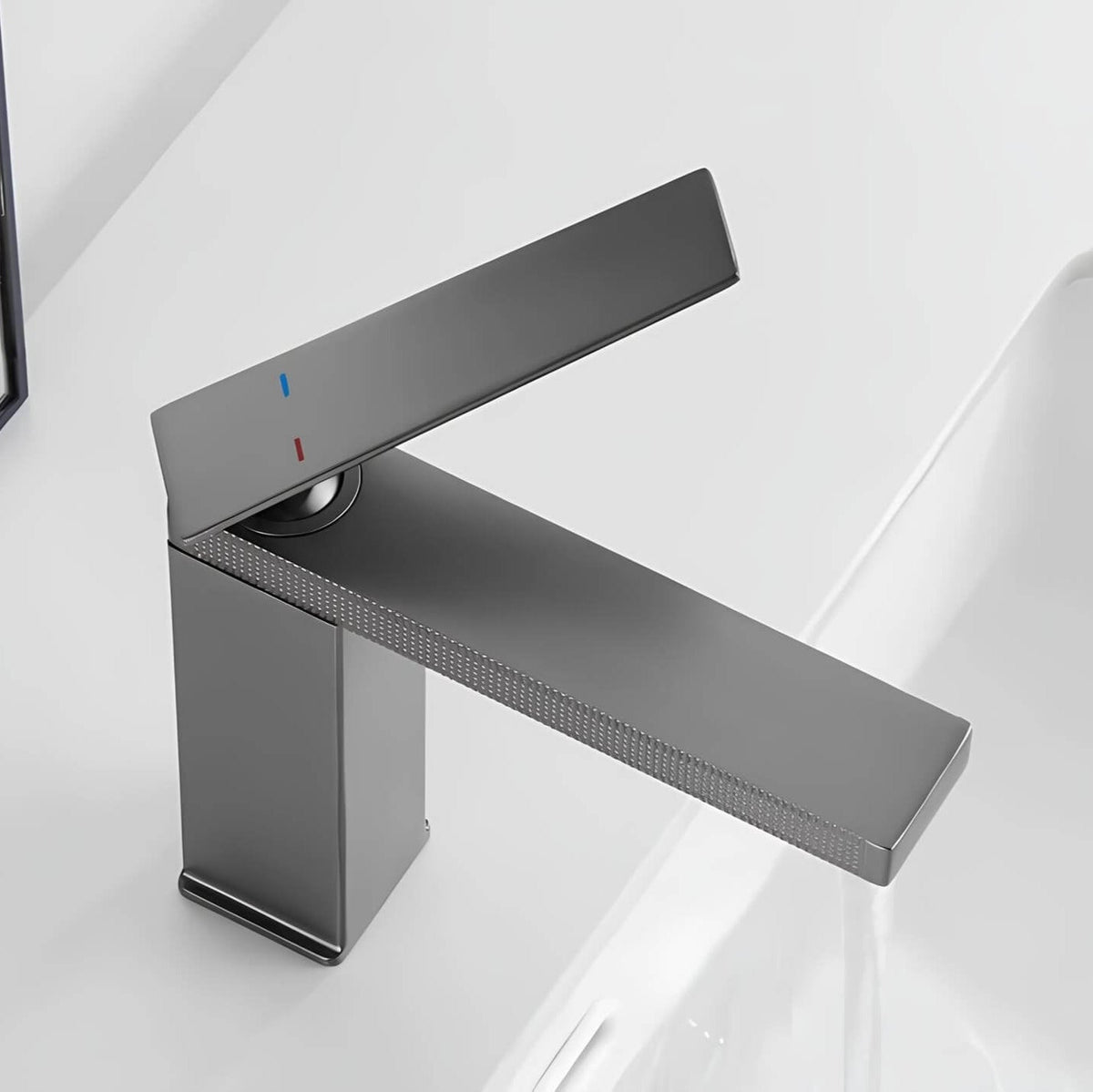 Robinet mitigeur lavabo laiton design épuré