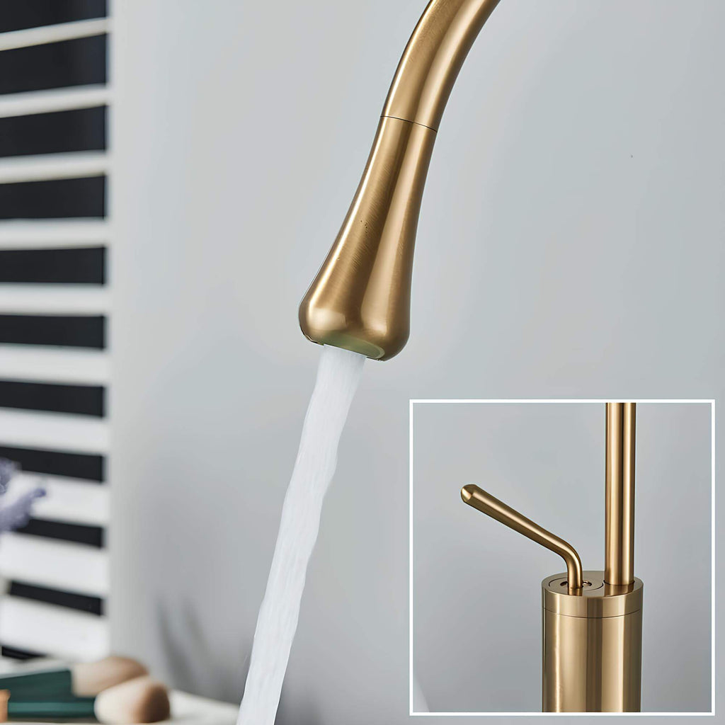 Robinet mitigeur lavabo rotatif 360° design