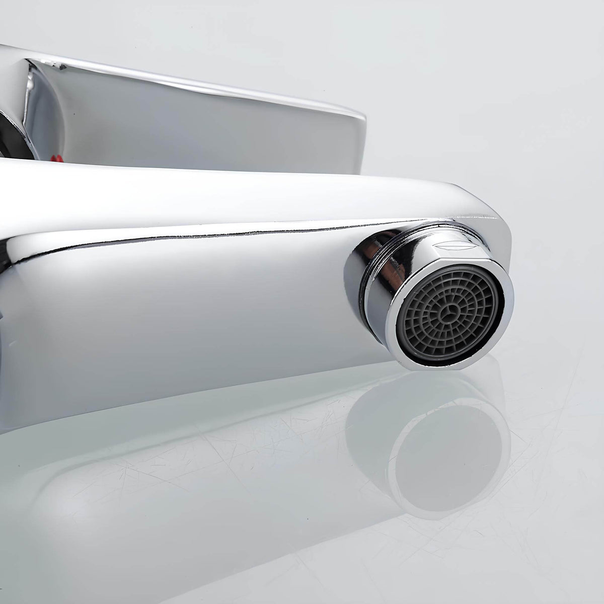 Robinet mitigeur monotrou lavabo chrome