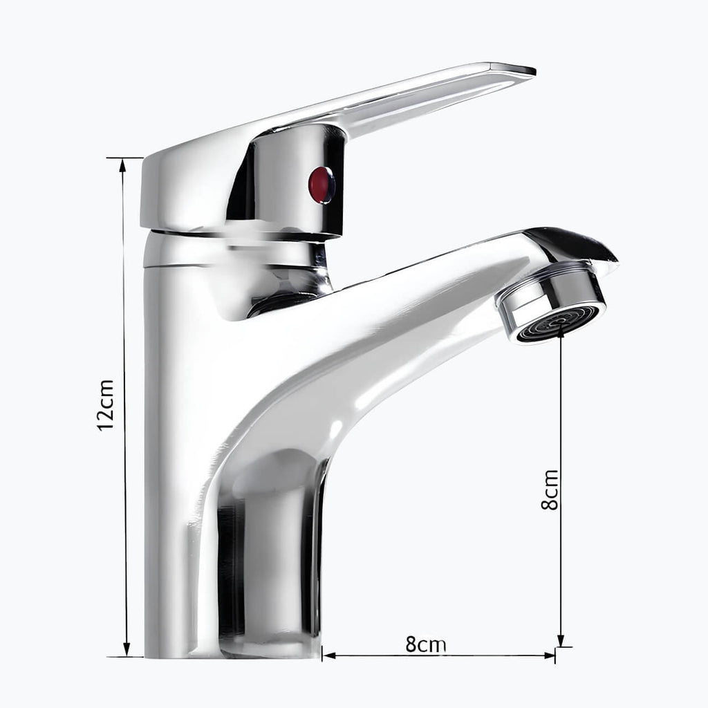 Robinet mitigeur monotrou lavabo chrome