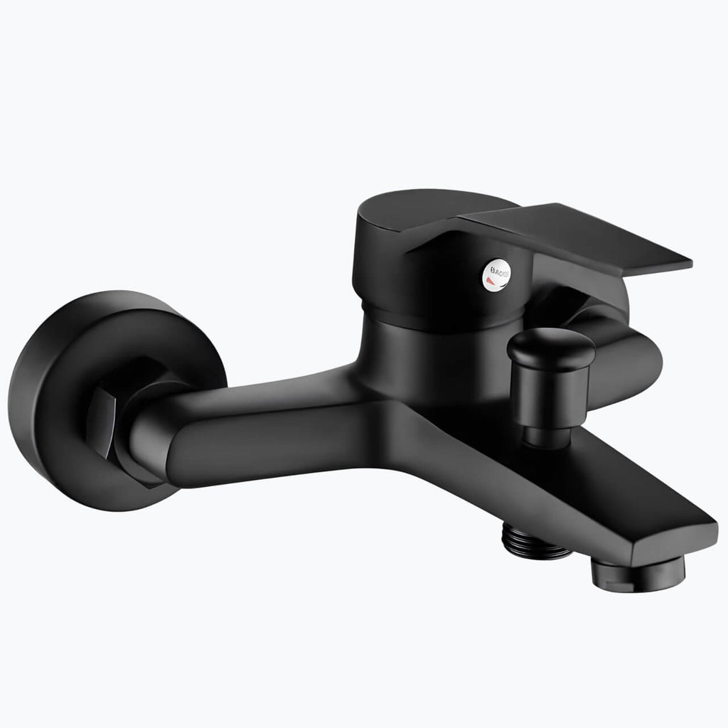 Robinet mitigeur mural douche baignoire acier inoxydable brossé