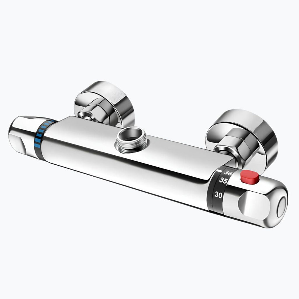 Robinet mitigeur thermostatique chrome salle de bain