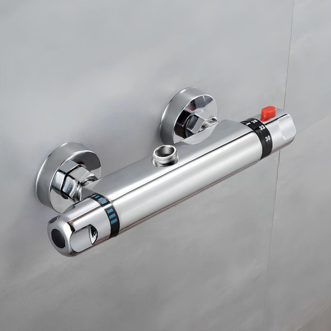 Robinet mitigeur thermostatique chrome salle de bain