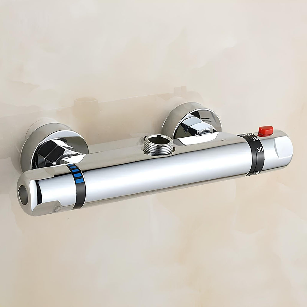 Robinet mitigeur thermostatique chrome salle de bain