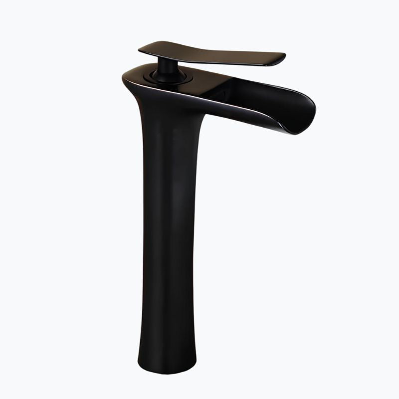 Robinet mitigeur vasque bec cascade laiton massif