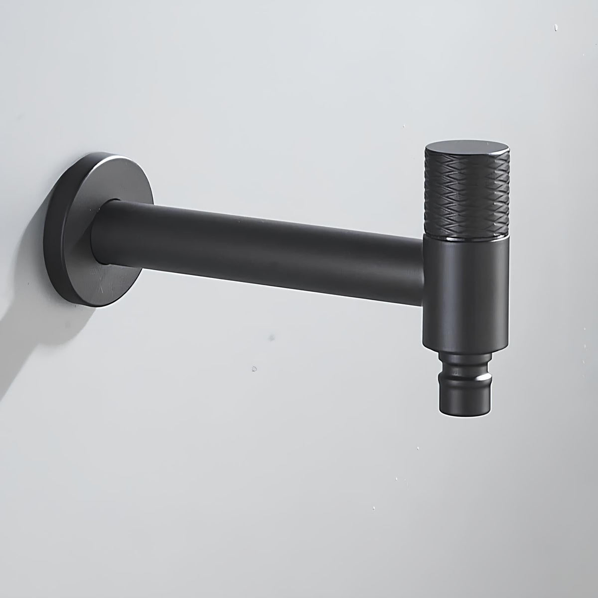 Robinet mural acier inoxydable eau froide intérieur extérieur