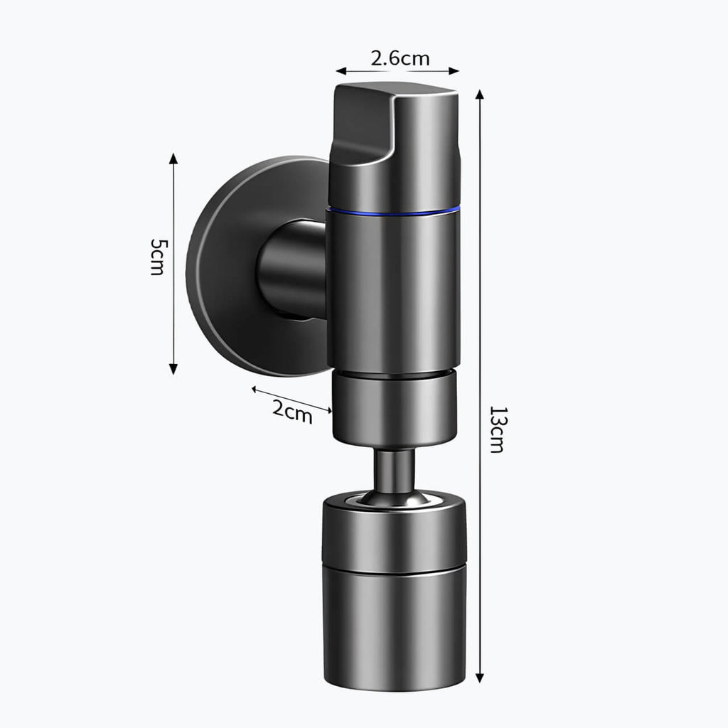 Robinet mural eau froide inox compact