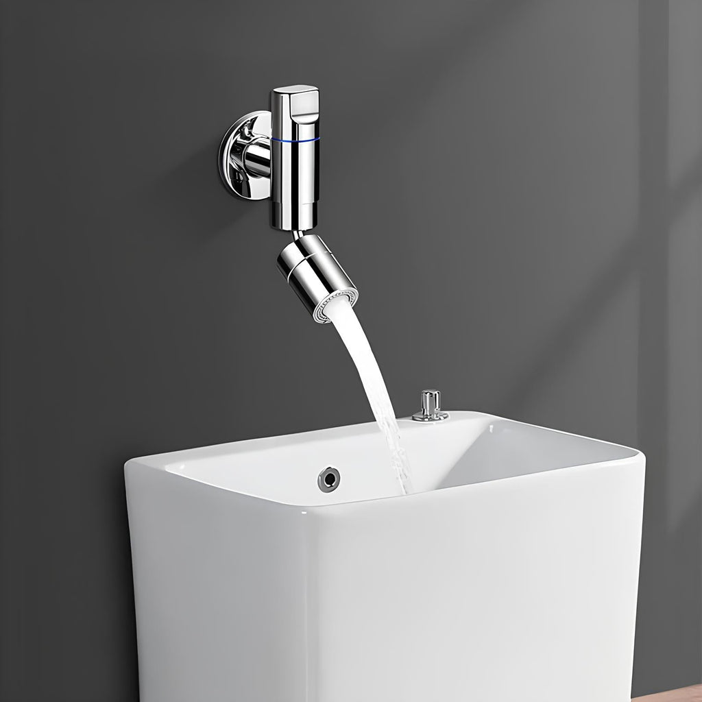 Robinet mural eau froide inox compact