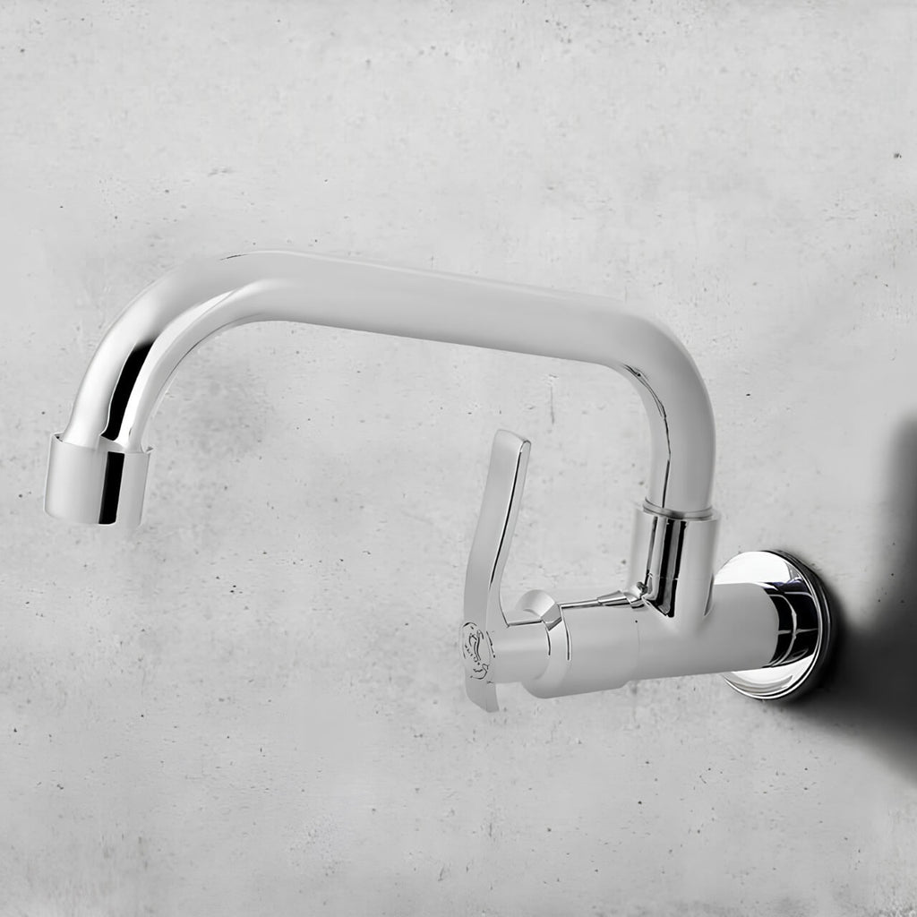 Robinet mural eau froide pivotant cuisine buanderie