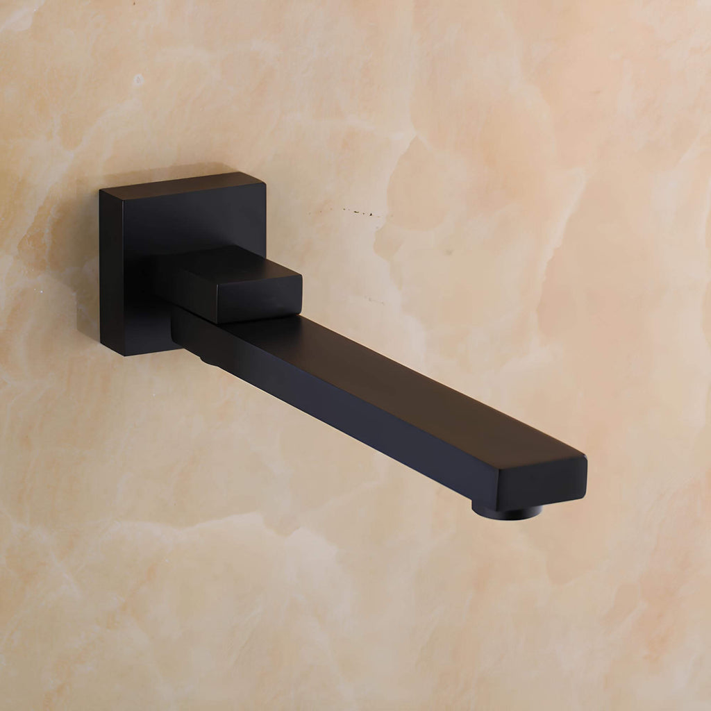 Robinet mural rabattable bec orientable
