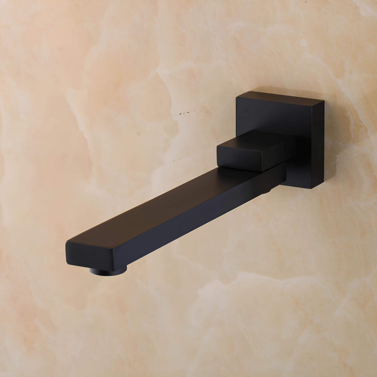 Robinet mural rabattable bec orientable