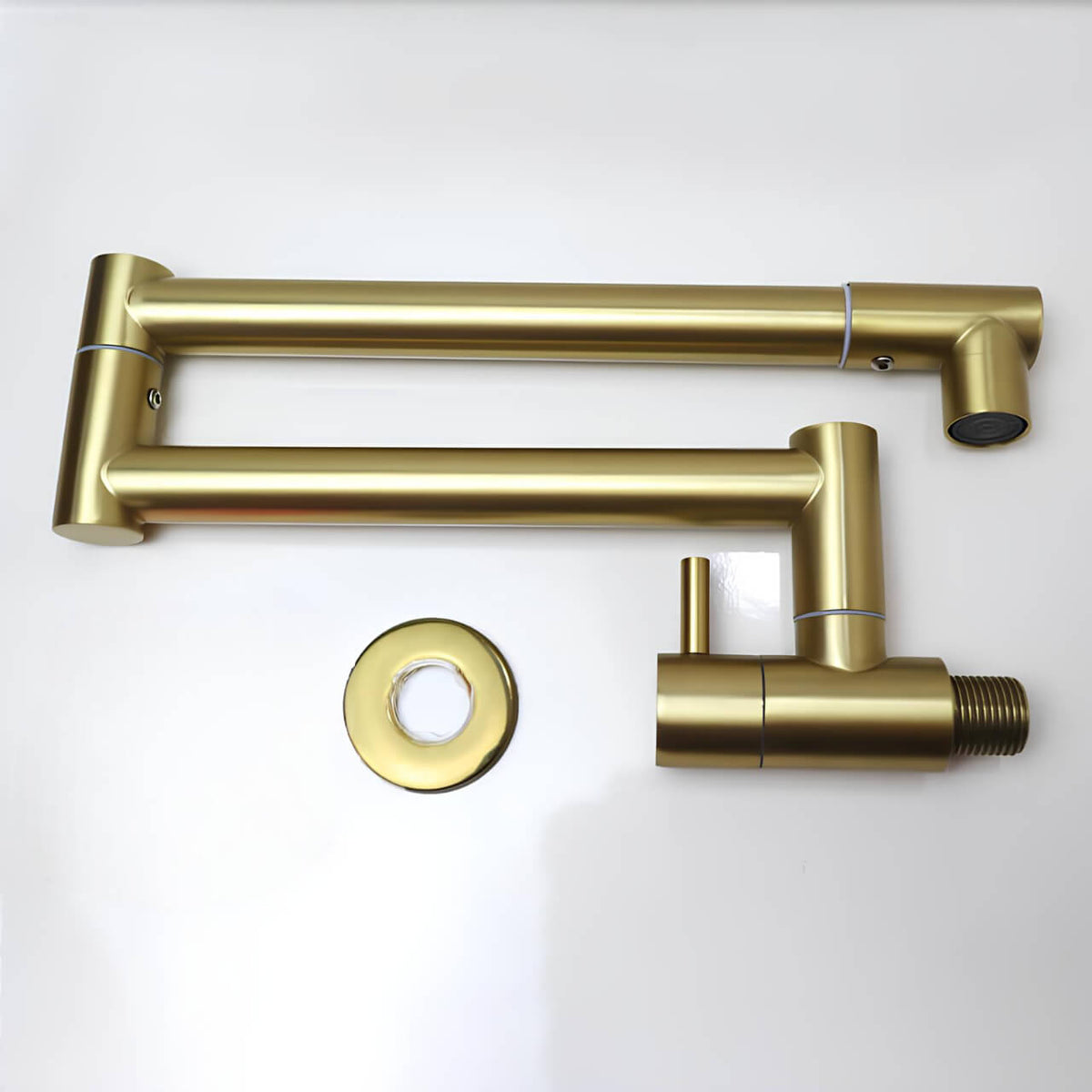 Robinet mural rabattable eau froide acier inoxydable