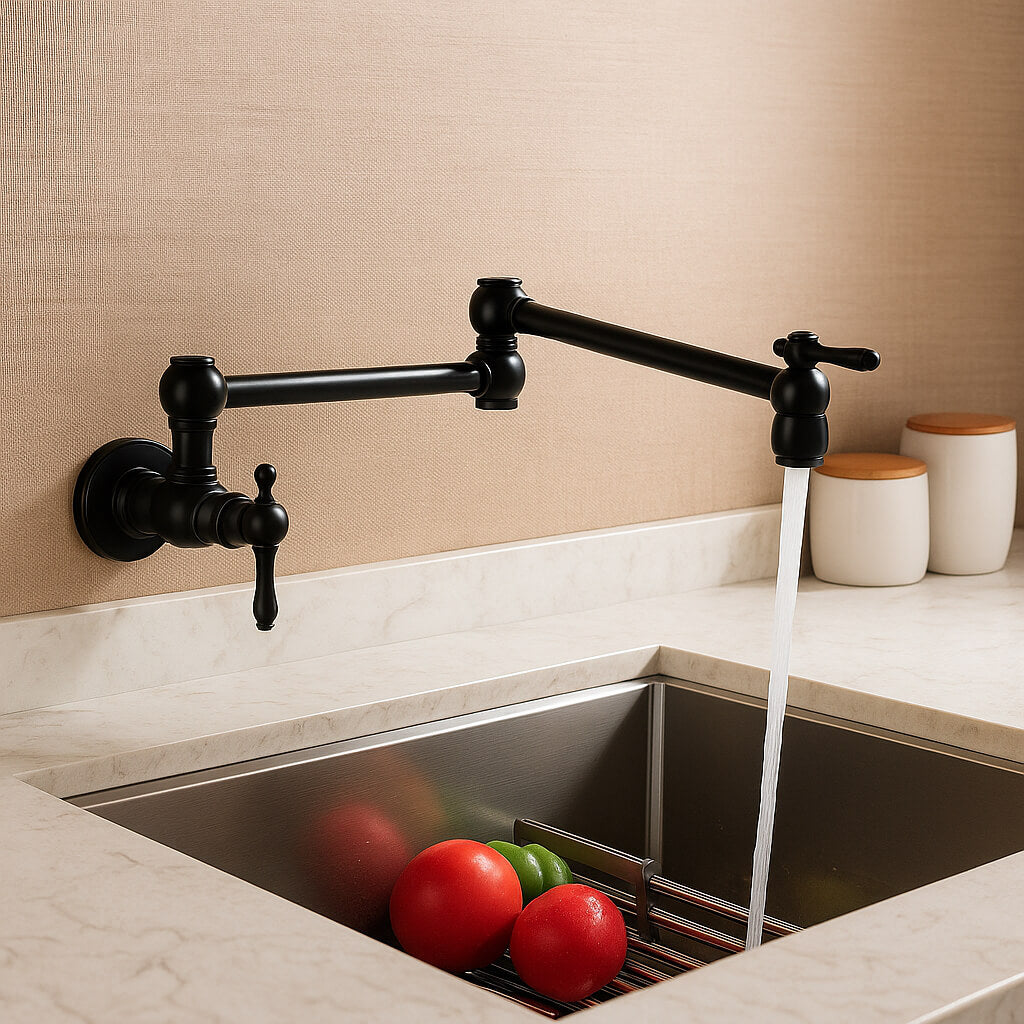 Robinet rabattable eau froide design laiton