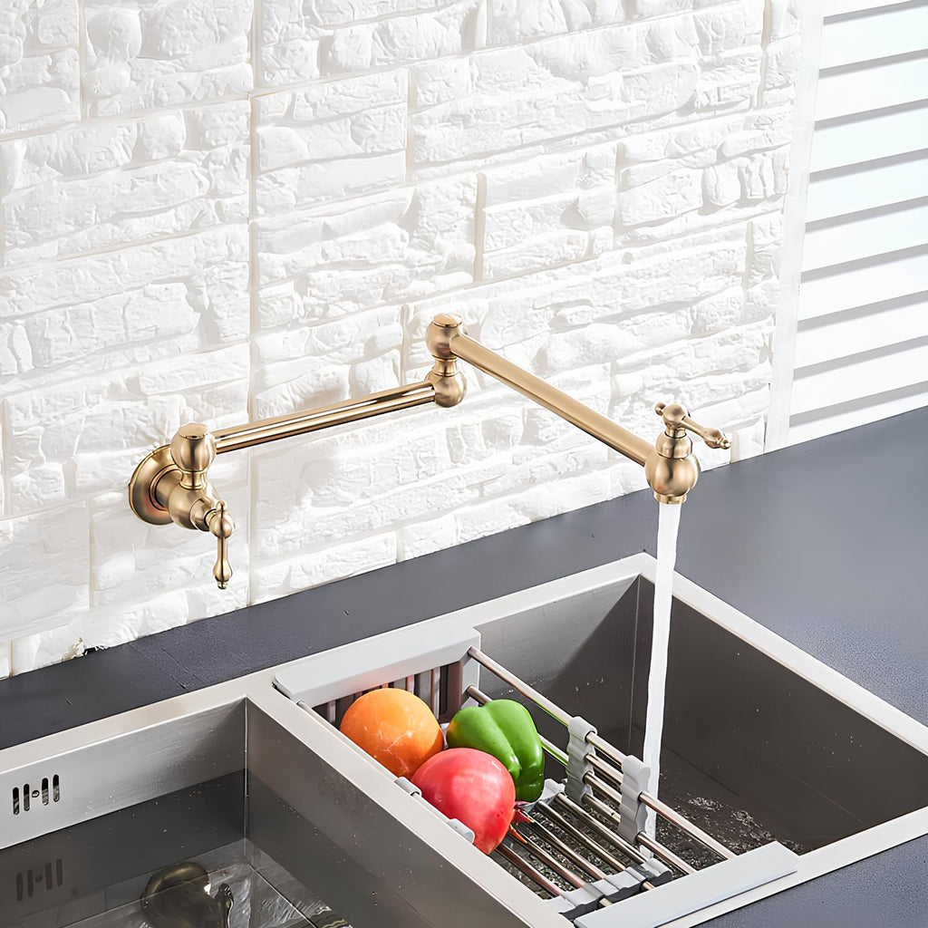 Robinet rabattable eau froide design laiton