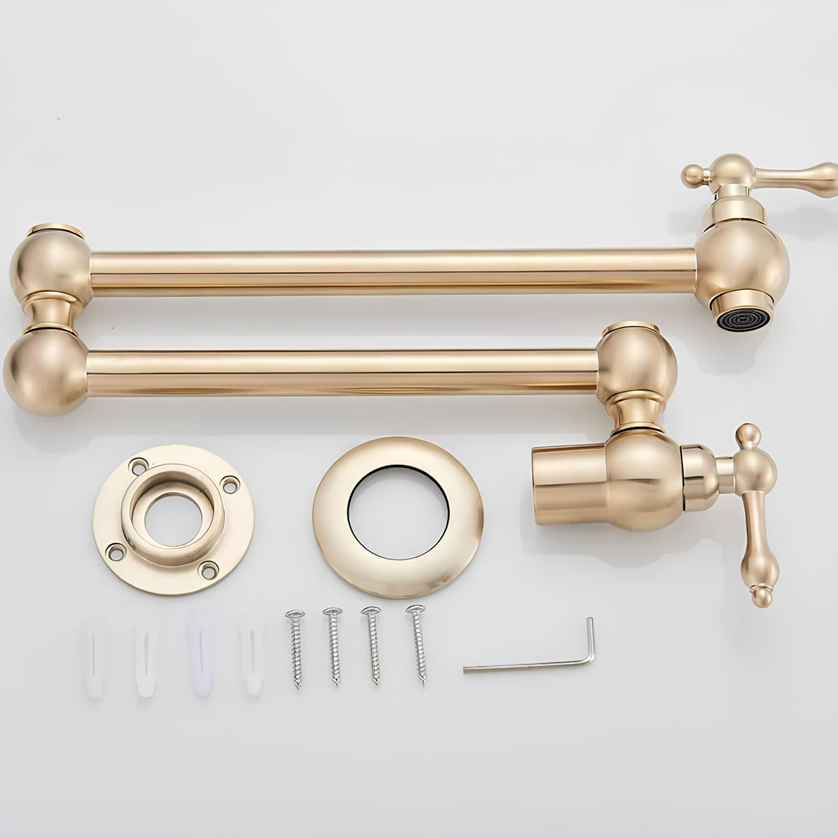 Robinet rabattable eau froide design laiton