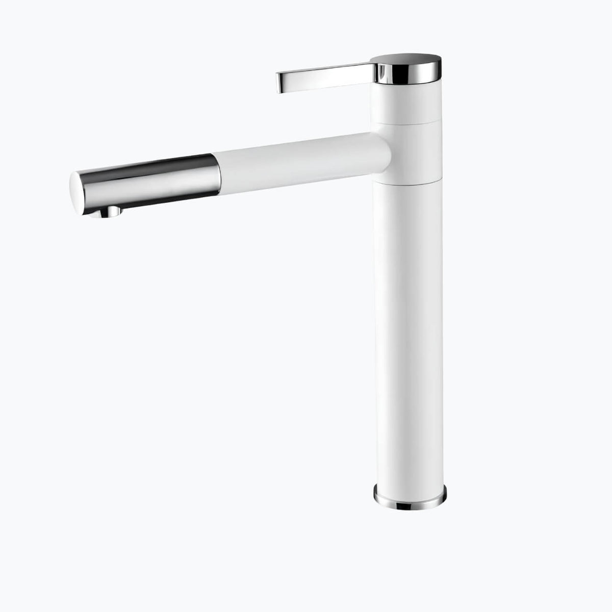 Robinet vasque bec pivotant monocommande