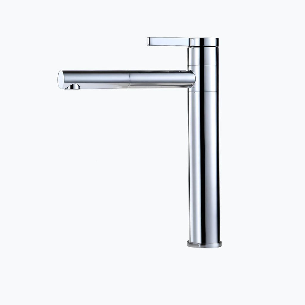 Robinet vasque bec pivotant monocommande