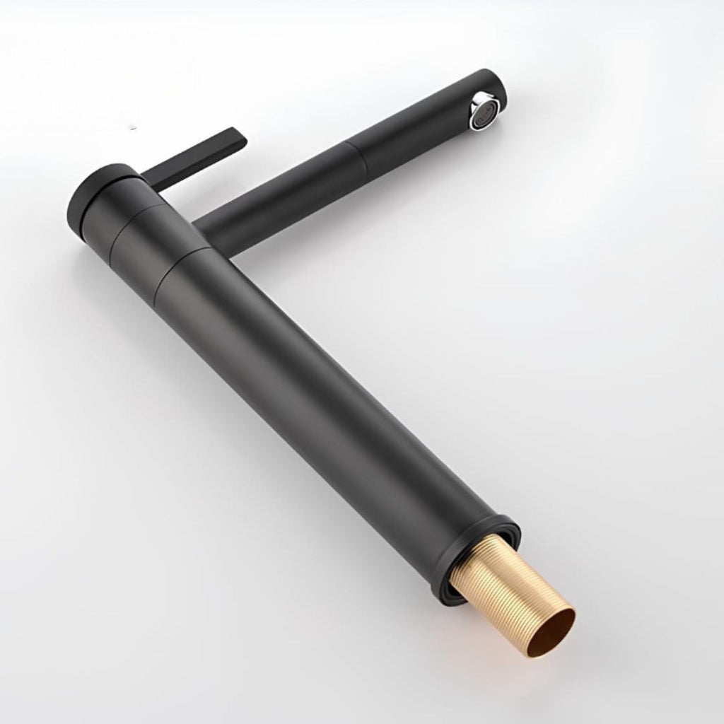 Robinet vasque bec pivotant monocommande