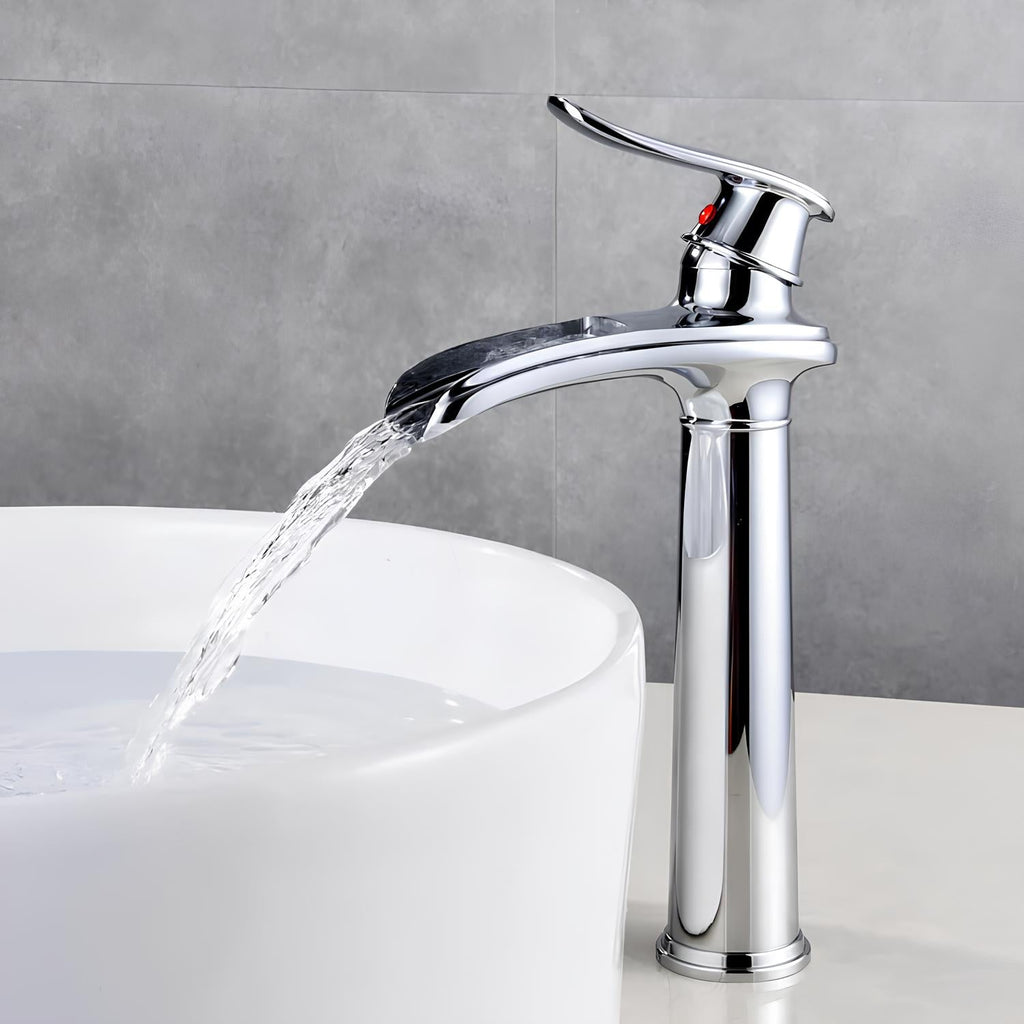Robinet vasque cascade design contemporain