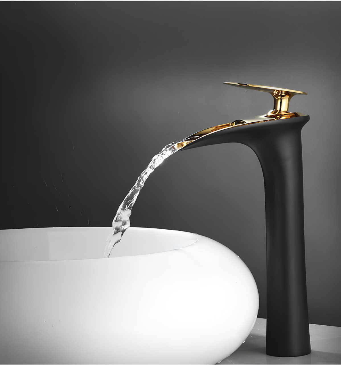 Robinet vasque cascade moderne design