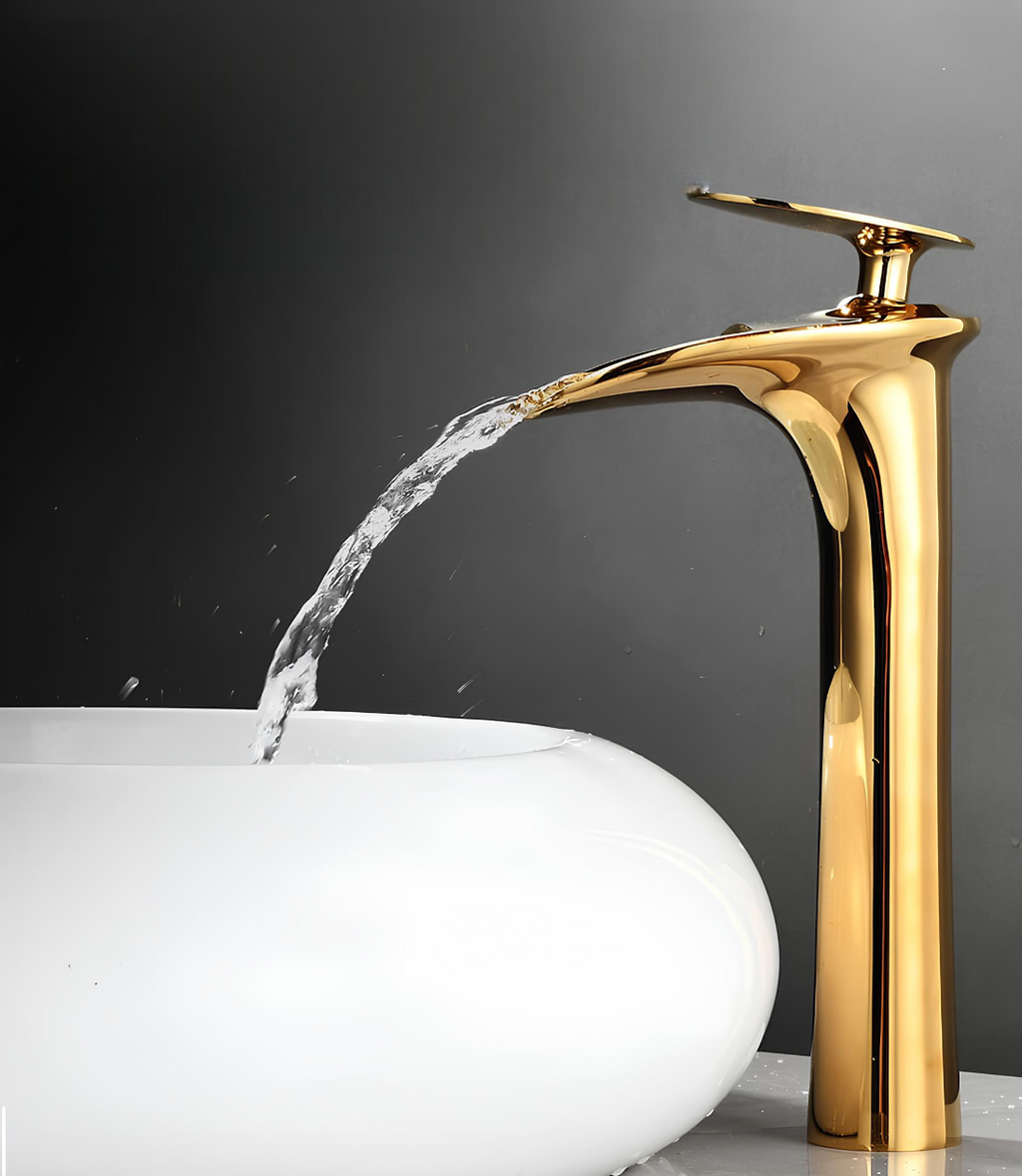 Robinet vasque cascade moderne design