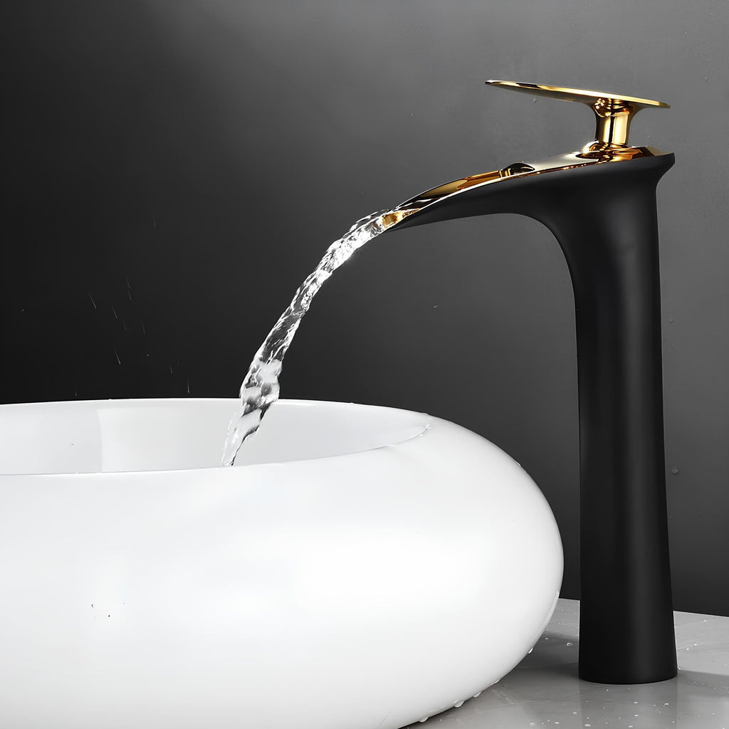 Robinet vasque cascade moderne design