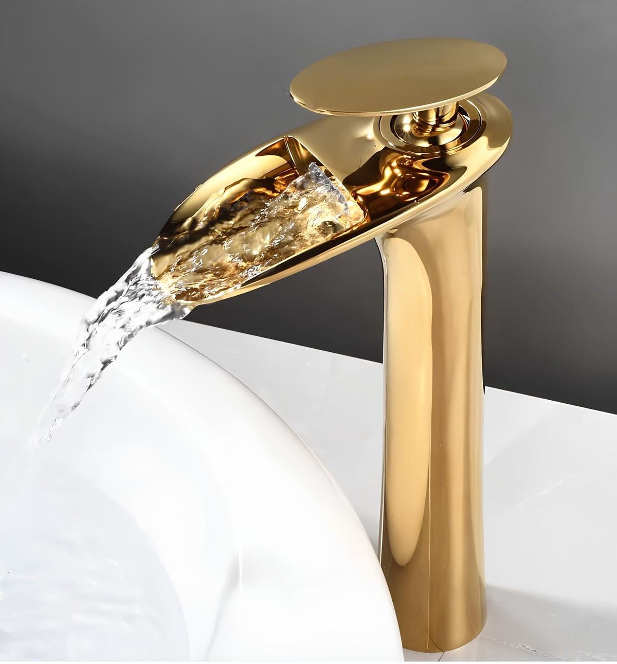 Robinet vasque cascade moderne design