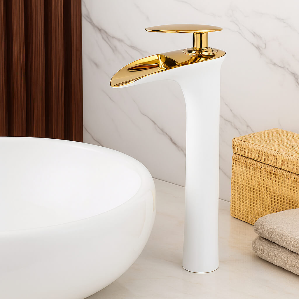Robinet vasque cascade moderne design