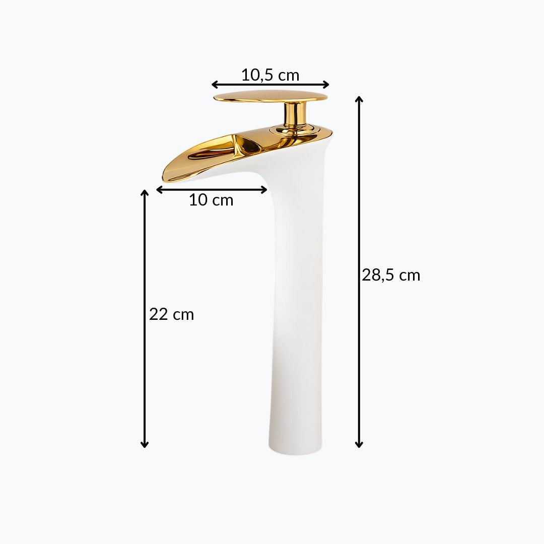 Robinet vasque cascade moderne design