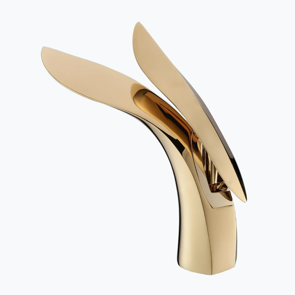 Robinet vasque design requin moderne laiton