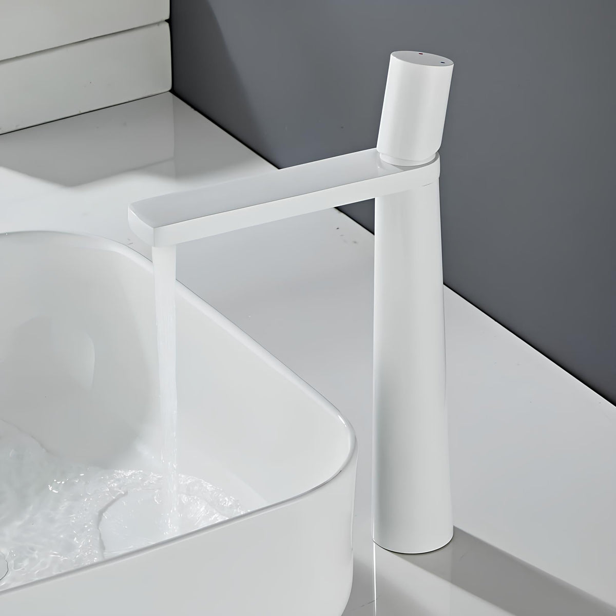 Robinet vasque laiton massif contemporain