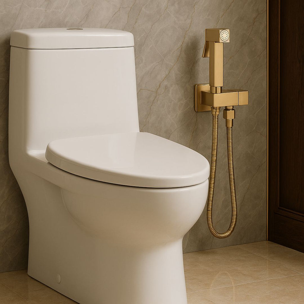 Douchette WC murale acier inoxydable