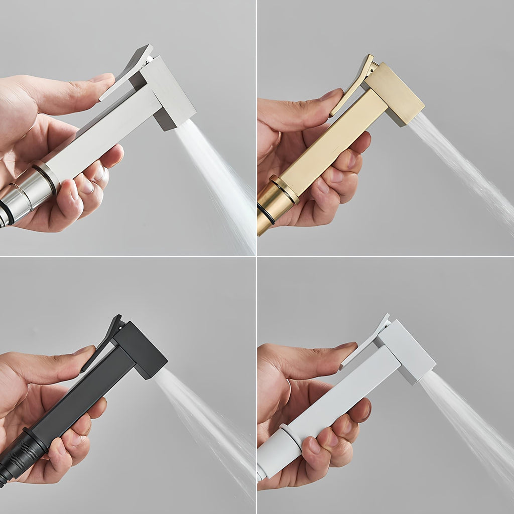 Douchette WC murale acier inoxydable