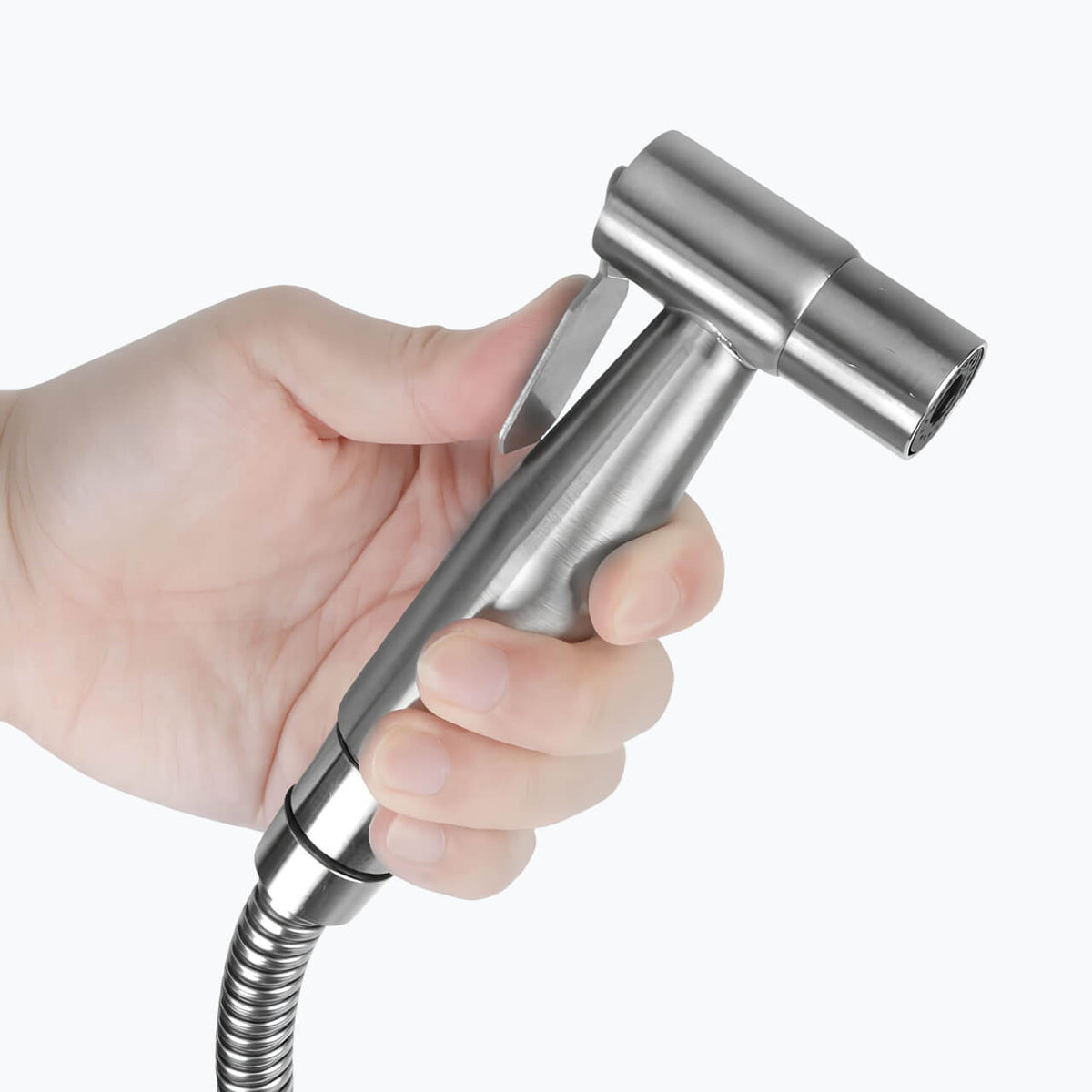 Douchette WC inox murale nettoyage intime