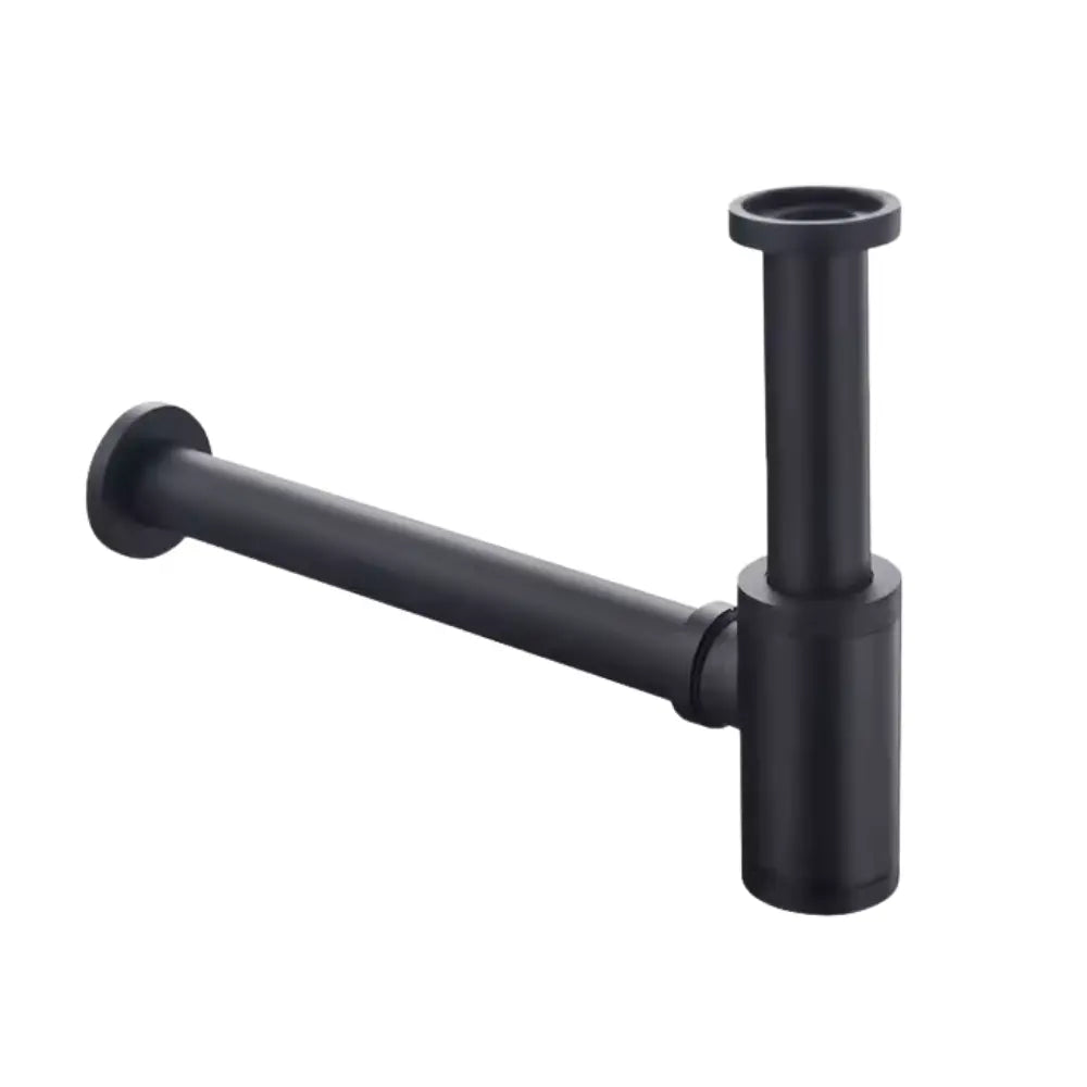 Siphon lavabo noir mat